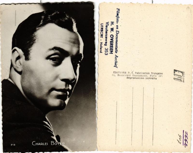 CPA AK CHARLES BOYER . Film Star Cinema (464700)