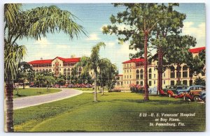 Vintage Postcard U.S. Veterans Hospital at Bay Pines St. Petersburg Florida FL