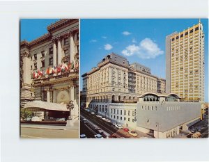 Postcard Fairmont Hotel Atop Nob Hill, San Francisco, California