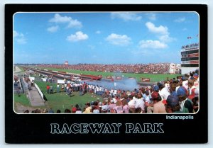 INDIANAPOLIS RACEWAY PARK, Indiana IN ~ Cars DRAG RACES Hot Rods 4x6 Postcard