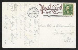 Street View Cossitt Library & Post Office Memphis Tennessee Used c1914