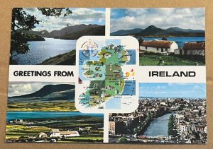 1992 USED POSTCARD - GREETINGS FROM IRELAND