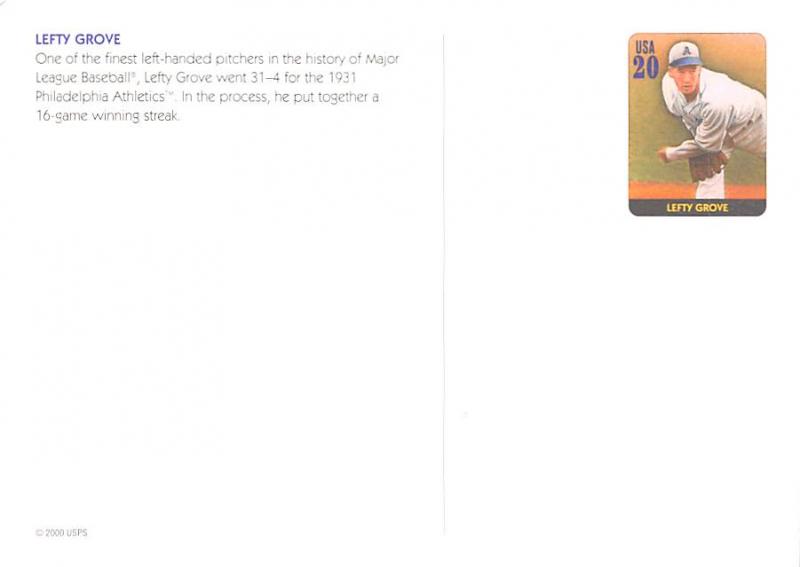 Lefty Grove - Philadelphia, Pennsylvania