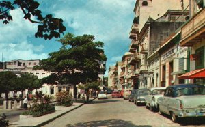 Vintage Postcard Greetings From Puerto Rico Old San Francisco Street Entrance