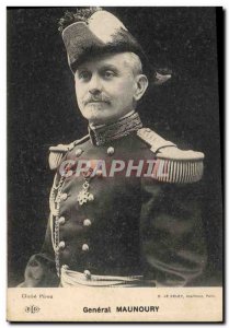 Postcard Former Army General Maunoury