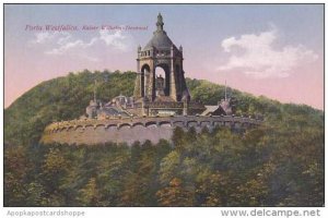 Germany Porta Westfalica Kaiser Wilhelm Denkmal