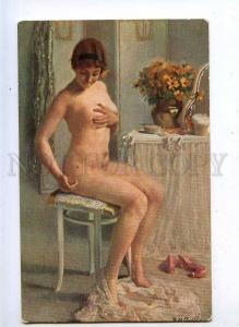 202304 NUDE Lady w/ the FLY by GUILLAUME vintage SALON LAPINA