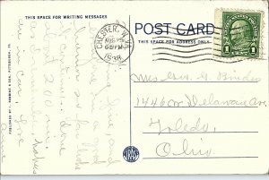 C.1910 Parking & Dining Rock Spring Park, Chester, WV Postcard P134 