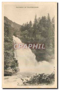 Old Postcard Tour in Franche Comte Doubs Fall