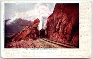 Postcard Tunnel No. 30 Moffat Line Colorado USA North America