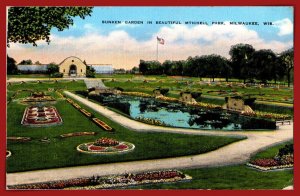 Wisconsin, Milwaukee - Sunken Garden - [WI-337]