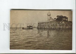 472274 Caucasus BATUM Batumi pier LIGHTHOUSE Vintage postcard Odespolygraph