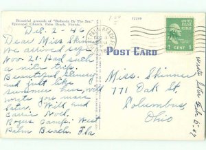 Linen GARDEN SCENE Palm Beach - West Florida FL AF6830