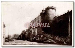 Bazas Old Postcard The ancient ramparts and fortified door Gisquet