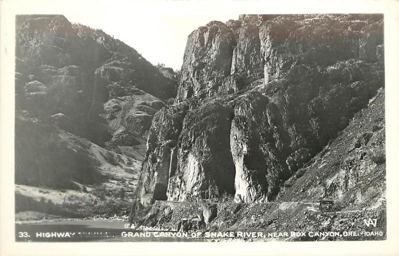 RPPC Highway Tunnel Grand Canyon of Snake River Box Canyon OR- ID W. Andrews 