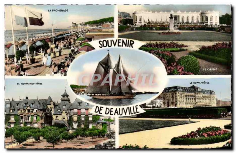 Modern Postcard Souvenir de Deauville