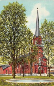 Homer, NY New York  CONGREGATIONAL CHURCH  Cortland County  VINTAGE  Postcard