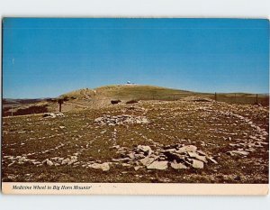 Postcard Medicine Wheel in Big Horn Mountains, Lovell, Wyoming