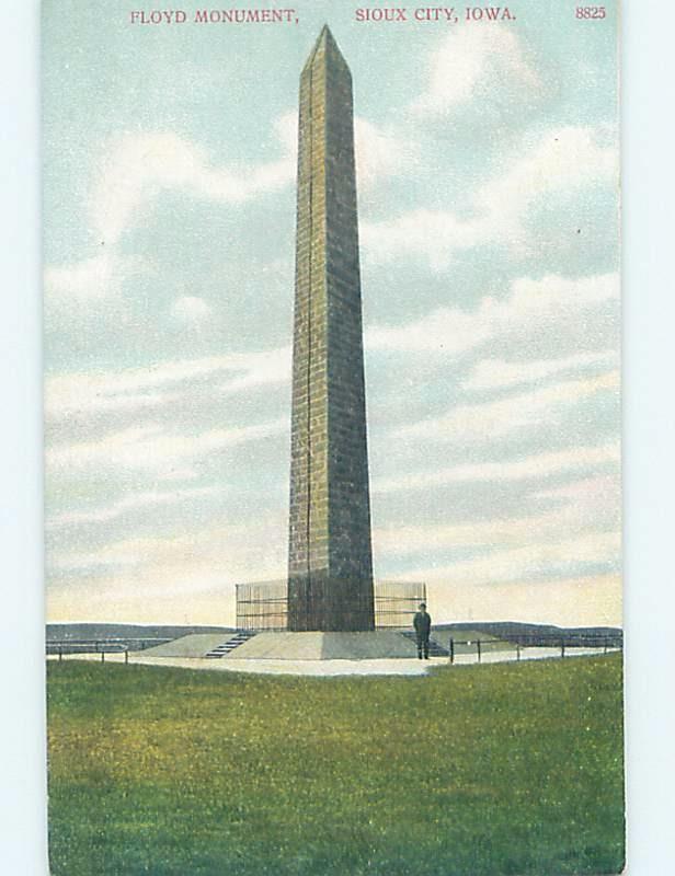 Divided-Back MONUMENT Sioux City Iowa IA HJ8074