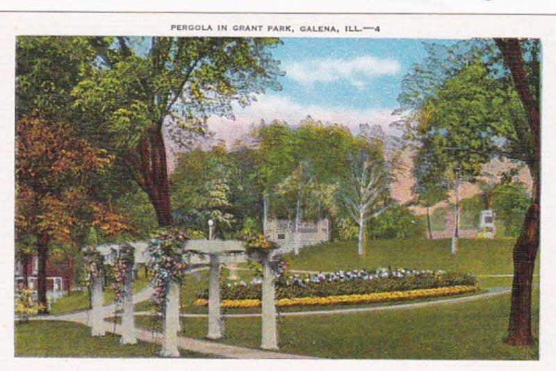 Illinois Galena Pergola In Grant Park