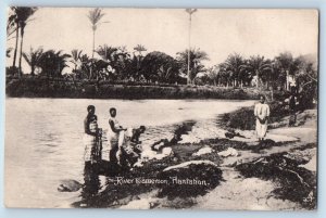 Lagos Nigeria Postcard River Cameroon Plantation c1910 Collo-Photo Tuck Art