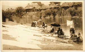 PC CPA PHILIPPINES, RIVER BANK, Vintage Postcard (b19092)