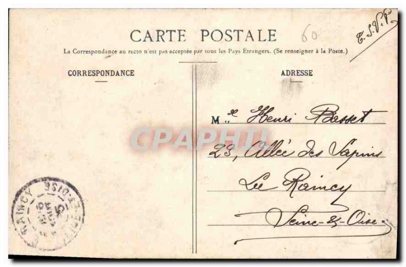 Old Postcard Pierrefonds Chateau