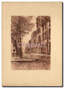 Paris Old Postcard Old Montmartre Street Place du Tertre ordeal