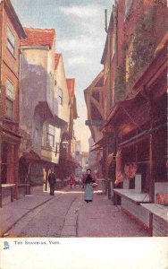 The Shambles Street Scene York Yorkshire England UK Tuck postcard