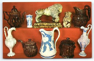 1950 BENNINGTON VERMONT REVOLUTIONARY WAR POTTERY PORCELAIN DISPLAY POSTCARD P86