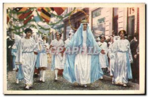 Image Folklore Belge Collection Cote d & # 39or Huy The procession of Marian ...
