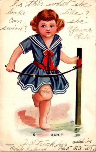 Young Girl O----uch 1908