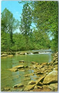 Postcard - Stream in Shawnee State Forest, West of Portsmouth, Ohio, USA 