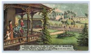1880s Eureka Mower Co. Farming Comparison Agriculture F132
