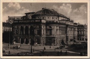 Denmark Copenhagen København Det Kgl Theater Vintage Postcard C094