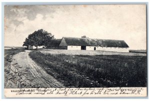 Kastrup Copenhagen Denmark Postcard Kastrupgård Manor House 1903 Antique