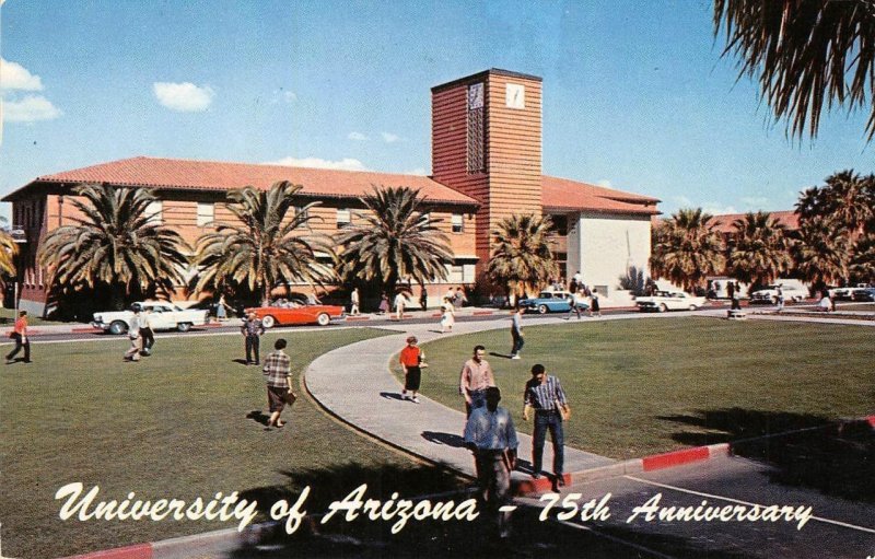 Student Union UNIVERSITY OF ARIZONA Tucson Campus 1961 Vintage Postcard