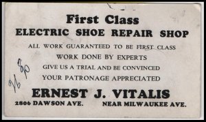 ad blotter: Chicago shoe repair shop