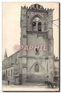 Old Postcard Villeneuve Avignon Church