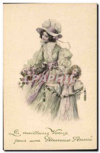 Old Postcard Fantaisie Child