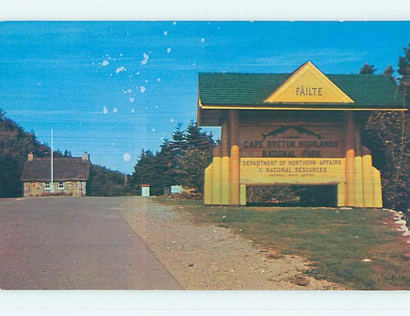 Unused Pre-1980 TOWN VIEW SCENE Ingonish - Cape Bretton Nova Scotia NS p7983