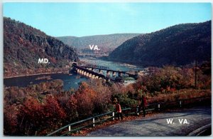 M-23029 Where Three States Meet Harper's Ferry West Virginia