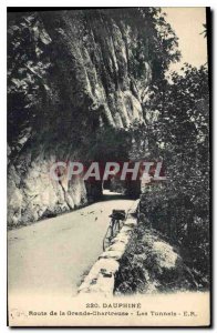 Postcard Old Route Dauphine Grande Chartreuse Tunnels