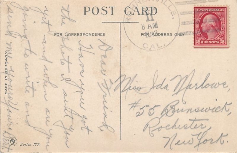 Romance Greetings - In the Good Old Summertime - pm 1913 - DB - Solomon Brothers