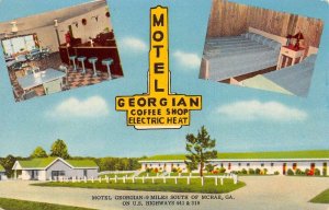 McRae Georgia Motel Georgian Vintage Postcard AA72027