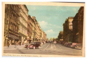 Postcard SHOP SCENE Saint Jhon New Brunswick NB AU9648