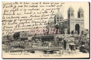 Old Postcard Marseille La Cathedrale