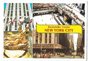 Rockefeller Center New York City Ice Rink Radio City Music Hall NY 4 by 6