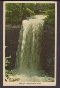 Minnesota Minneapolis - Beautiful Minnehaha Falls in Minnehaha Park - Chrome