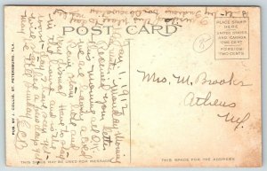 St. Petersburg  Florida  Old Indian Shell Mound   Postcard